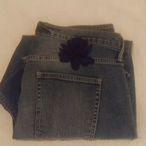 Gap embroidered boyfriend jeans